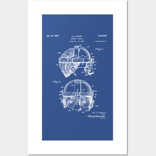 Welding Goggles Patent - Welder Art - Blueprint Posters and Art